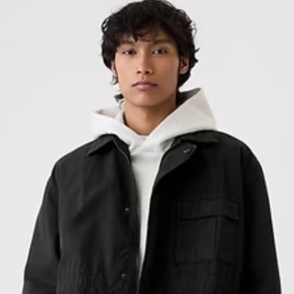 GAP Men’s Ripstop Utility Fatigue Jacket – NEW!